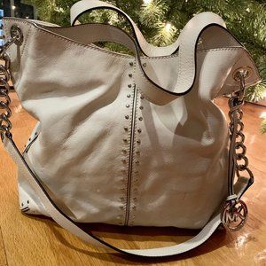 MICHAEL KORS Uptown Astor Leather Studded Convert